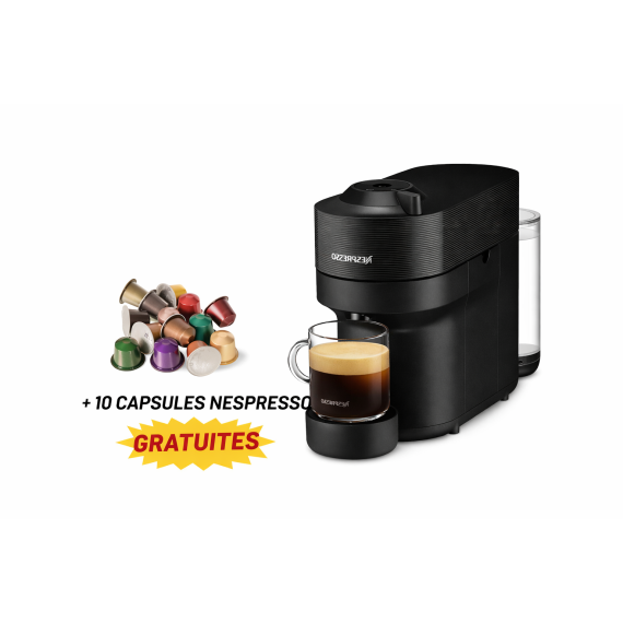 Machine à Café NESPRESSO Vertuo Pop 0.6 Litre 1300 W - Noir