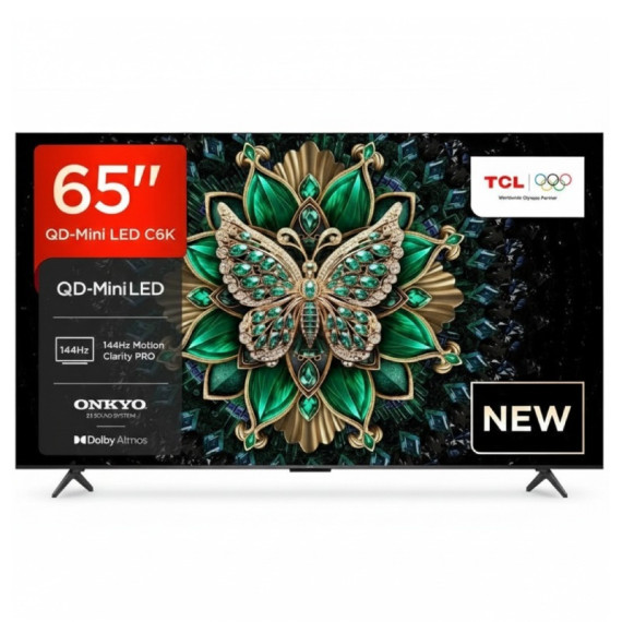 TV TCL C6K 65" QD MINI LED 4K SMART TV / GOOGLE TV