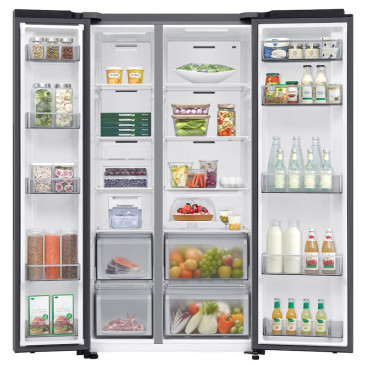 Réfrigérateur Connecté Side By Side SAMSUNG RS70F65Q1TMA 651L Silver