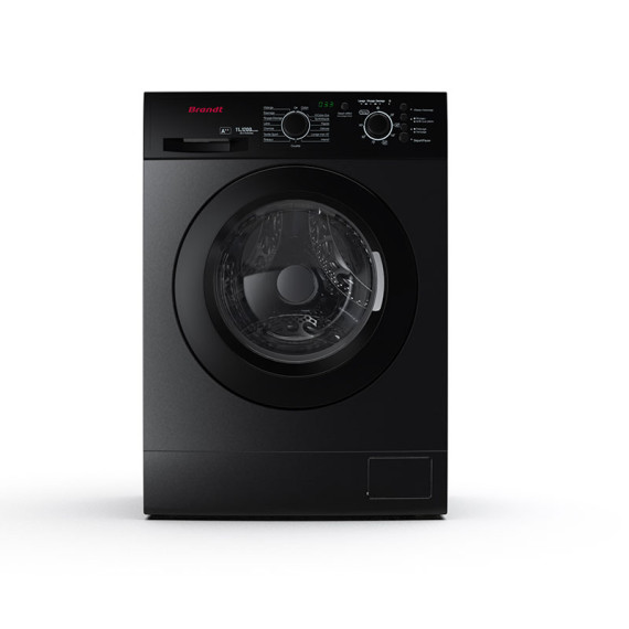 Lave Linge Frontal BRANDT BLF1120SDBL 11kg - Dark Silver