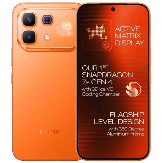 Smartphone Infinix Note 60 Pro 5G - 24 Go RAM - 256 Go Stockage - Orange