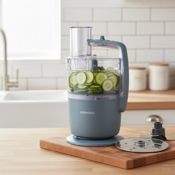 Robot Multifonction KENWOOD FDP22-130GY 650Watts - Bleu