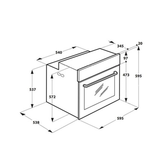 Four Encastrable Multifonction De Dietrich DOP8780X - Noir / Inox