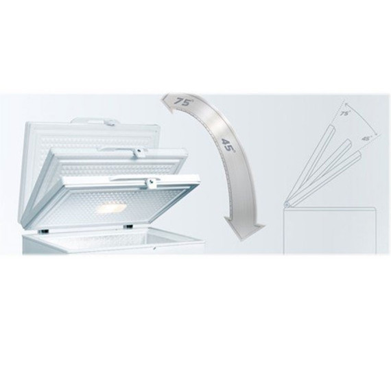 Congélateurs Midea HS-377C 290 Litres 75 x 86 Cm Blanc