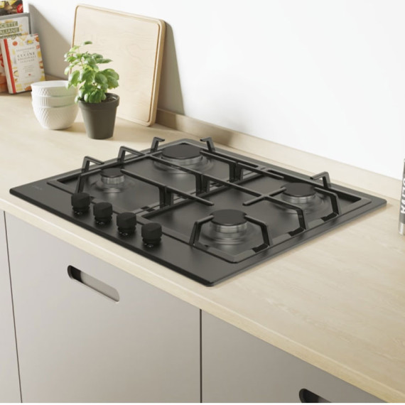 Plaque de cuisson Encastrable Candy CHG6BRBB 4 Feux Noir