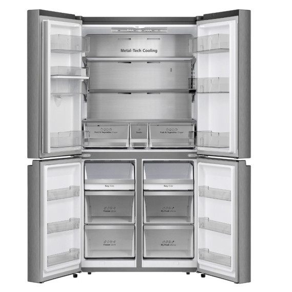 Réfrigérateur Side By Side Hisense RQ5N560NMII 4 Portes  Inverter NoFrost 579 Litres