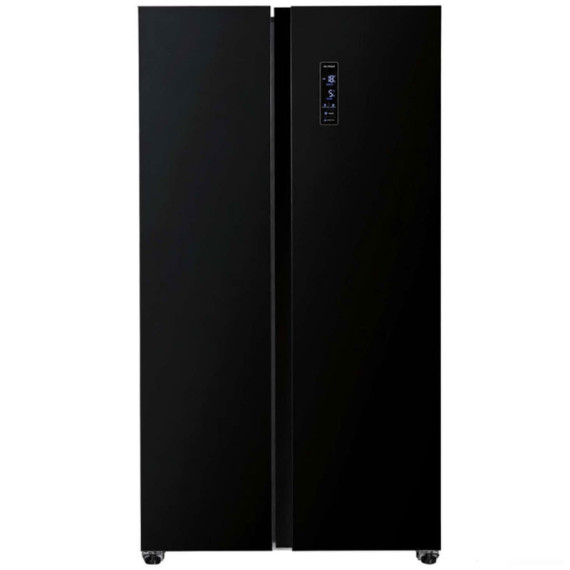 Réfrigérateur TELEFUNKEN No Frost Side by Side 533 Litres - Noir Miroir avec afficheur