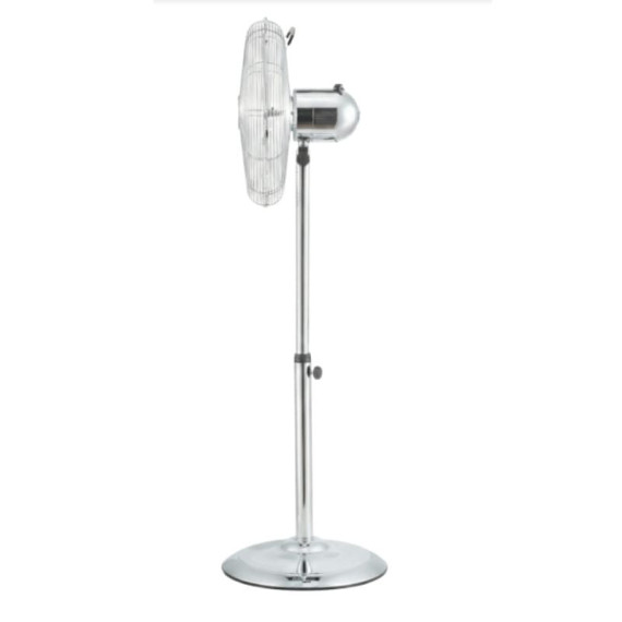 Ventilateur sur pied TECHWOOD 50W Finition chromée 40CM