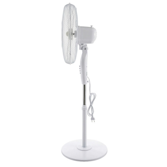 Ventilateur TECHWOOD SUR PIED 40CM - BLANC
