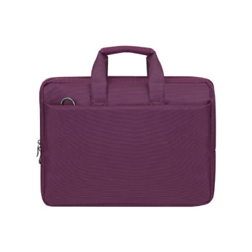 Vue avant de la sacoche RIVACASE 8231 violet pour PC portable