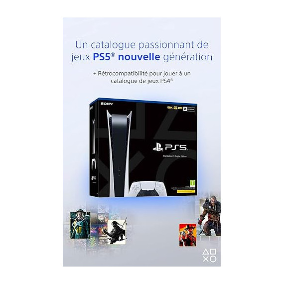 Console SONY Play station 5 Digital Edition + EA SPORTS FC 24