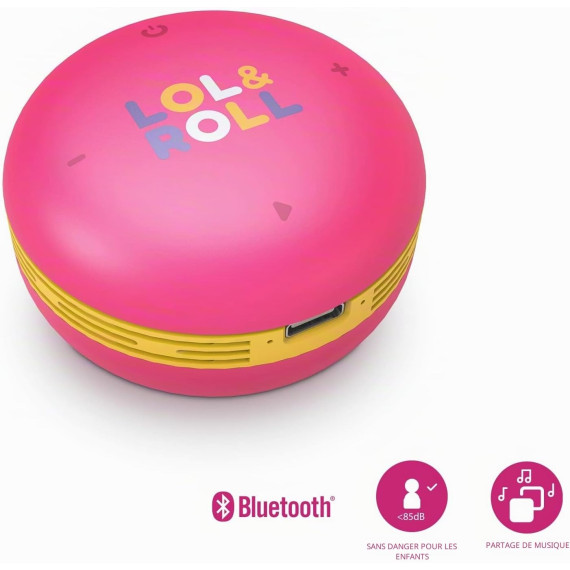 Enceinte Bluetooth rose Energy Sistem Lol&Roll Pop Kids