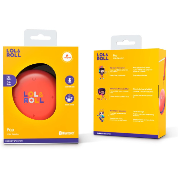 Energy Sistem Lol&Roll Pop Kids Orange enceinte portable