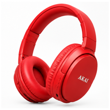 Casque AKAI CA159R Rouge Bluetooth 5.0