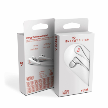 Écouteurs intra-auriculaires Energy Sistem Style 1 Blanc