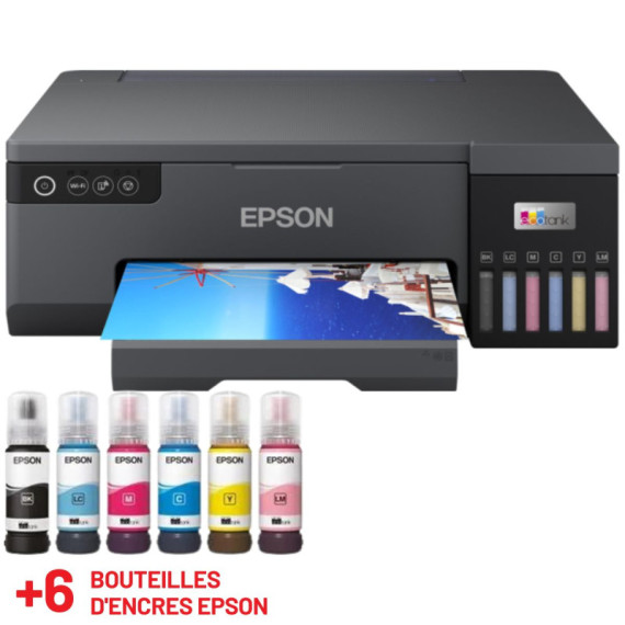 Imprimante à Réservoir Intégré EPSON ECOTANK L8050 Couleur / WIFI