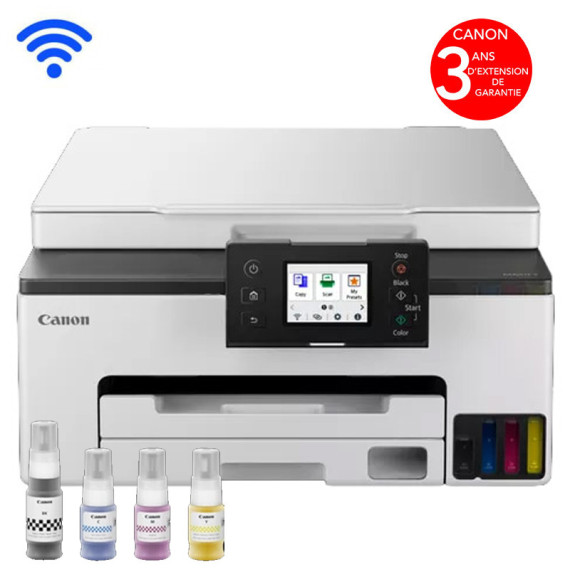 IMPRIMANTE MULTIFONCTION CANON MAXIFY GX2040 / COULEUR / A4 / WI-FI / BLANC