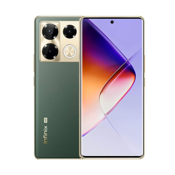 Smartphone Infinix Note 40 Pro+ 5G / 12 Go / 256 Go / Vert et Gold+Ecouteurs Energy Sistem Style 1+ / Noir