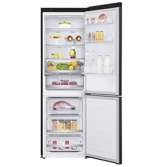 Réfrigérateur LG Avec Afficheur 374 Litres No Frost Noir