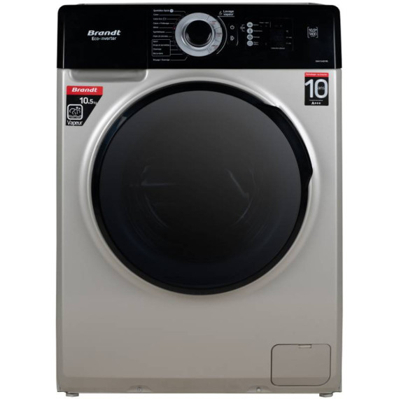 Lave linge Frontale Brandt BAM104QVSBL / 10.5 KG / 1400 trs