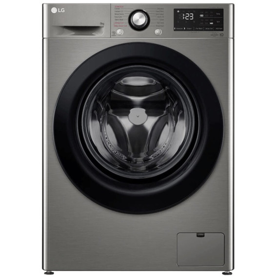 Lave linge Frontale LG F4R3VYG6P 9Kg / Smart AI DD/ Silver