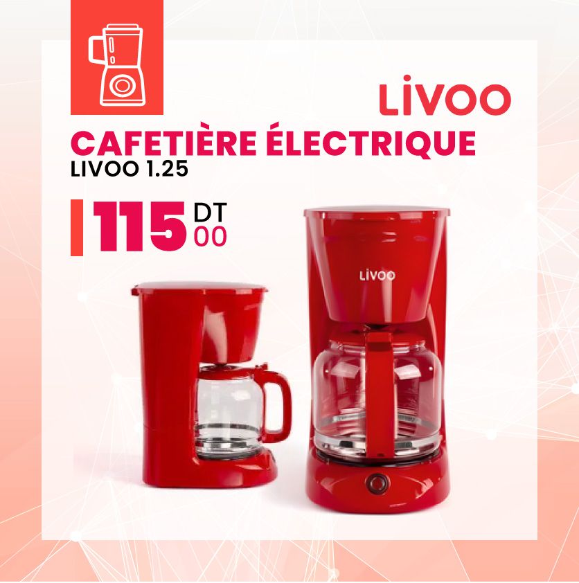 cafetiére livoo TUNISIE