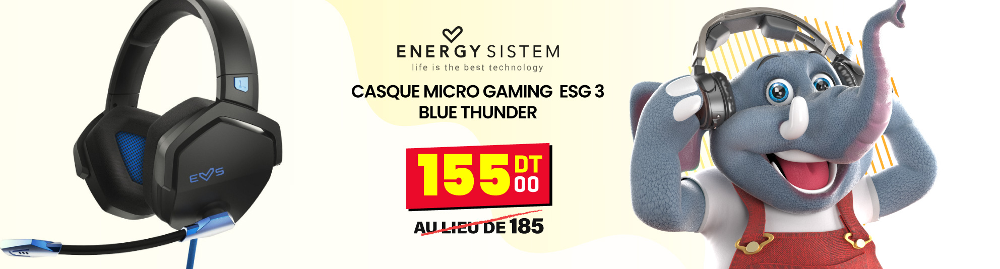 casque micro gaming esg 3 prix tunisie