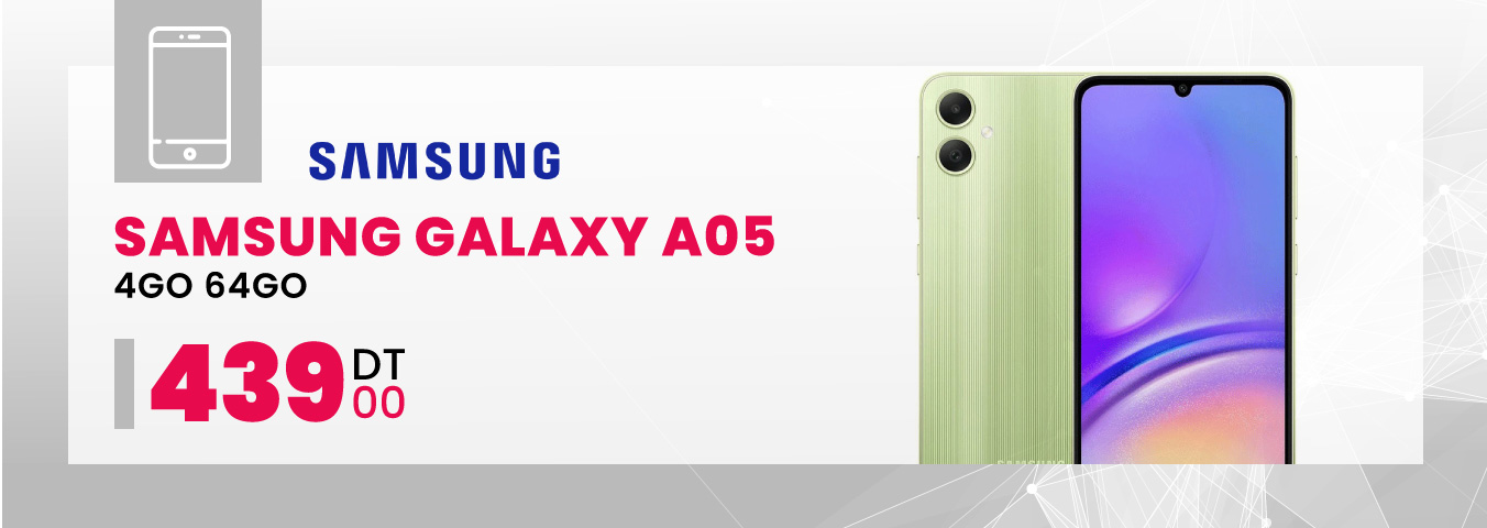 Samsung Galaxy A05 Tunisie