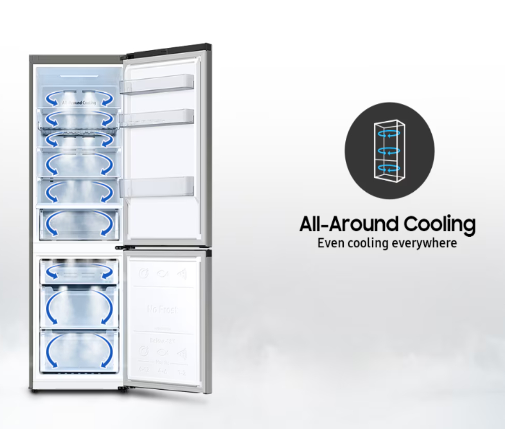 Fraîcheur homogène avec All-Around Cooling